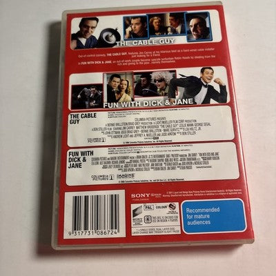 The Cable Guy / Fun with Dick and Jane (DVD, 2011) Jim Carrey Region 4