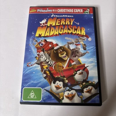 Merry Madagascar (DVD, 2009) Dreamworks Animation Region 4 NEW
