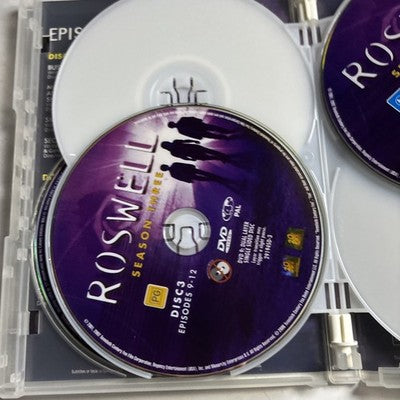Roswell : Season 3 (DVD, 2001) Region 4