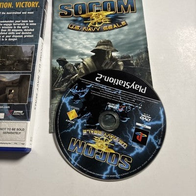 SOCOM: U.S. Navy SEALs (Sony PlayStation 2, 2002)  PAL