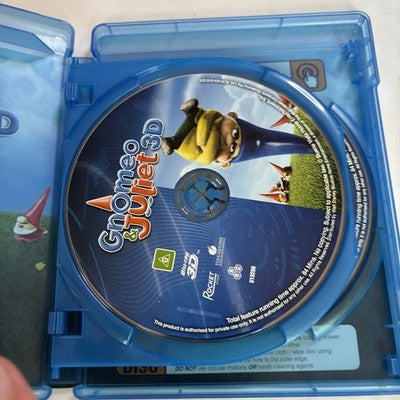Gnomeo & Juliet 3D (Blu-ray 3D, 2011) All Regions