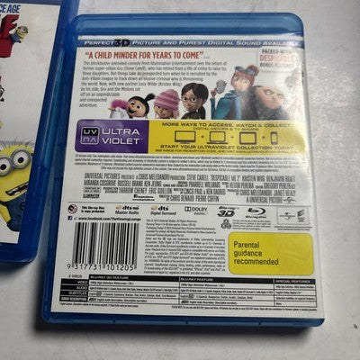 Despicable Me 1 & 2 In 3D (Blu-ray 3D, 2013) All Regions