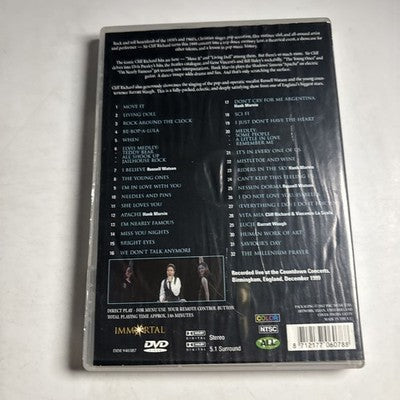 Cliff Richard - Live in Birmingham (DVD, 1999) All Regions