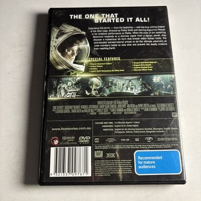 Alien (DVD, 1979) John Hurt, Tom Skerritt, Sigourney Weaver Region 4 NEW