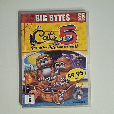 Catz 5 (PC, CD-ROM, 2002) Virtual Pet Game All Regions