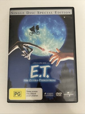 E.T. The Extra Terrestrial (DVD, 1982) Steven Spielberg Film Region 4