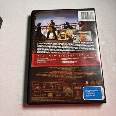 Indiana Jones - The Complete Adventures (DVD, 2017, 4-Disc) Region 4