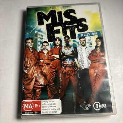 Misfits : Series 4 (DVD, 2012) Region 4 NEW