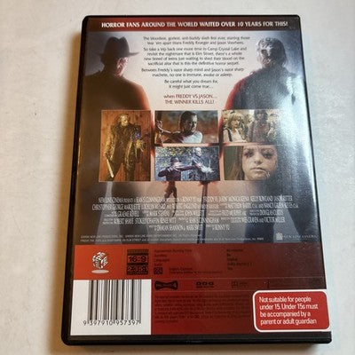 Freddy Vs Jason (DVD, 2003) Kelly Rowland, Jason Ritter, Region 4 NEW