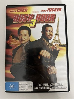 Rush Hour 3 (DVD, 2007) Jackie Chan, Chris Tucker Region 4