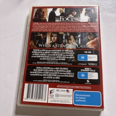 When a Stranger Calls / The Fog (DVD, 2006) Region 4