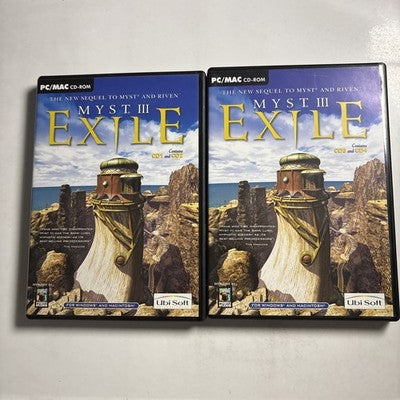 Myst III : Exile  PC/Mac 4-Disc CDROM With Manual