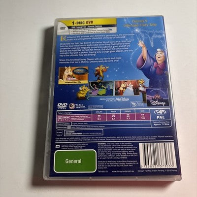 Cinderella (DVD, 1950) Disney Region 4