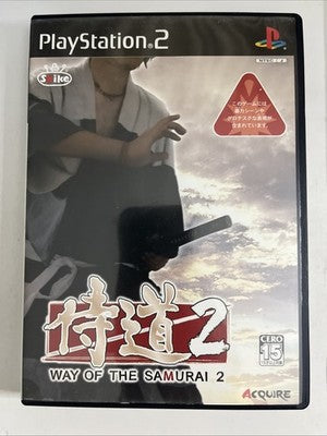 Way Of The Samurai 2 PS2 Sony PlayStation 2 NTSC-J Japanese Game Complete