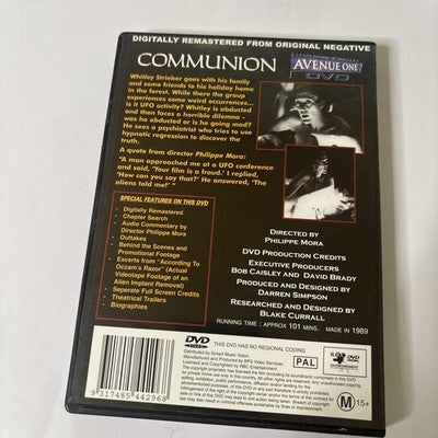 Communion (DVD, 1989) Christopher Walken All Regions NEW