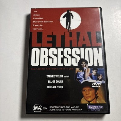 Lethal Obsession (DVD, 1987) Tahnee Welch, Elliott Gould All Regions NEW