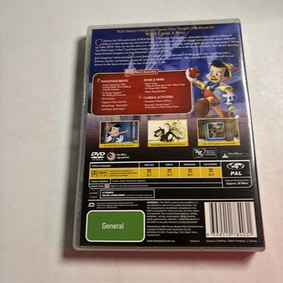 Pinocchio - Platinum Edition (DVD, 1940) Region 4