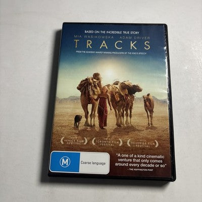 Tracks (DVD, 2013) Adam Driver, Daisy Walkabout, Bryan Probets, Region 4 NEW