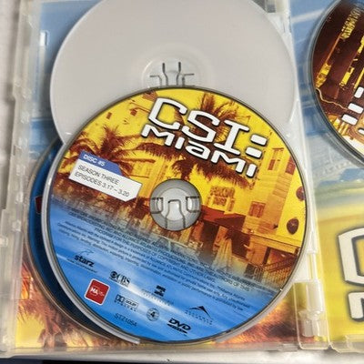 Csi: Miami : Season 3 (DVD, 2004) Region 4
