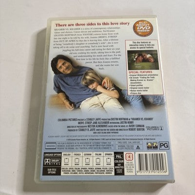 Kramer Vs Kramer (DVD, 1979) Dustin Hoffman, Meryl Streep Region 4 NEW