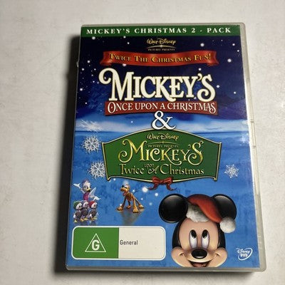 Mickey's Once Upon a Christmas / Mickey's Twice Upon a Christmas (DVD, 1999)