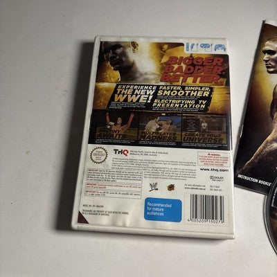 WWE '12 (Nintendo Wii, 2011) Manual PAL