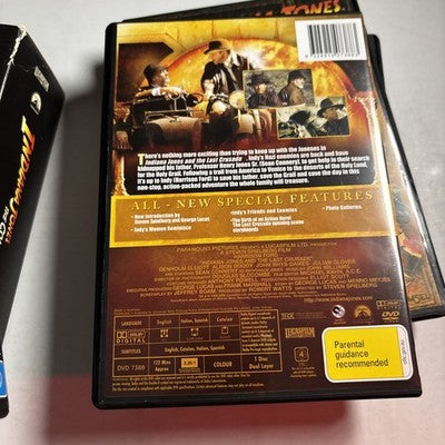 Indiana Jones - The Complete Adventures (DVD, 2017, 4-Disc) Region 4
