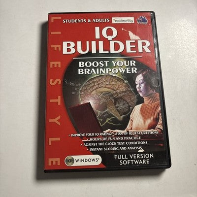 IQ Builder - Boost Your Brainpower PC CDROM