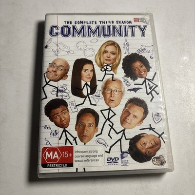 Community : Season 3 (DVD, 2011) Region 4,1