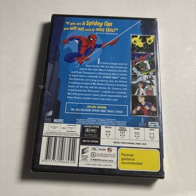 The Spectacular Spiderman : Vol 1 (DVD, 2008) Region 4 *New Sealed*