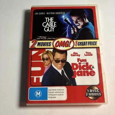 The Cable Guy / Fun with Dick and Jane (DVD, 2011) Jim Carrey Region 4