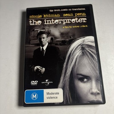 The Interpreter (DVD, 2005) Nicole Kidman, Sean Penn Region 4,2