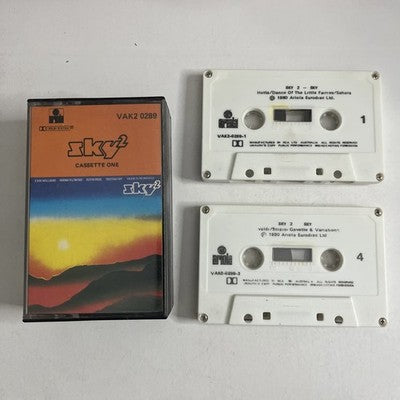 Sky – Sky 2 (Cassette, 1980, 2-Tapes) Australia VAK2 0289