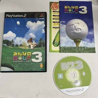 Minna no Golf Everybody's Golf 3 PS2 Sony PlayStation NTSC-J Japanese Complete