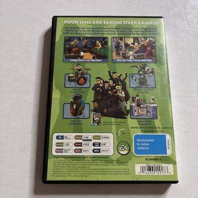 THE SIMS 2 UNIVERSITY EXPANSION PACK Microsoft Windows PC CD-ROM