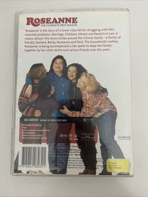 Roseanne : Season 1 (DVD, 1988, 3-Disc) Region 4