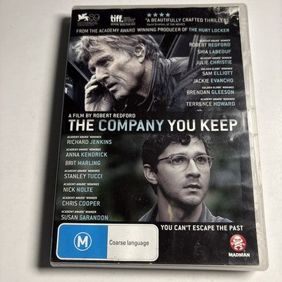 The Company You Keep (DVD, 2012) Robert Redford, Anna Kendrick Region 4