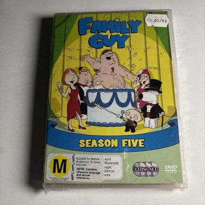 Family Guy : Season 5 (DVD, 2006) Region 4 NEW