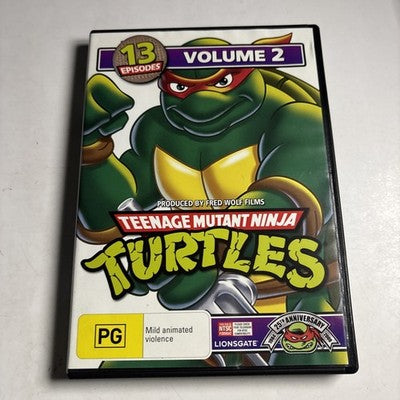 Teenage Mutant Ninja Turtles : Volume 2 (DVD, 1987) Region 4 NEW