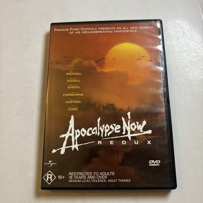 Apocalypse Now Redux (DVD, 1979) Francis Ford Coppola Region 4 NEW