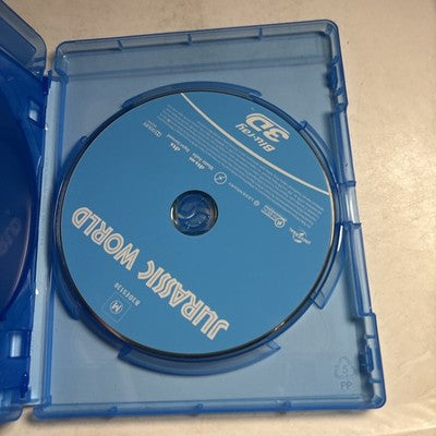 Jurassic World 3D (Blu-ray 3D, 2015) Chris Pratt, Omar Sy Region B