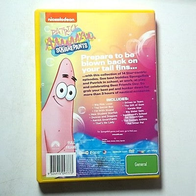spongebob Squarepants - Patrick Squarepants (DVD, 2014) Region 4