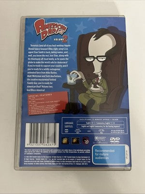 American Dad : Volume 2 Uncensored (DVD, 2005, 3-Disc) Region 4