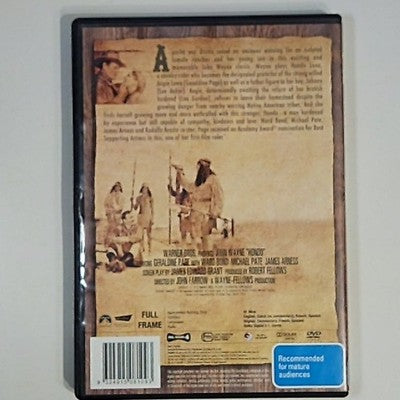 Hondo (DVD, 1953) John Wayne, Geraldine Page Region 4