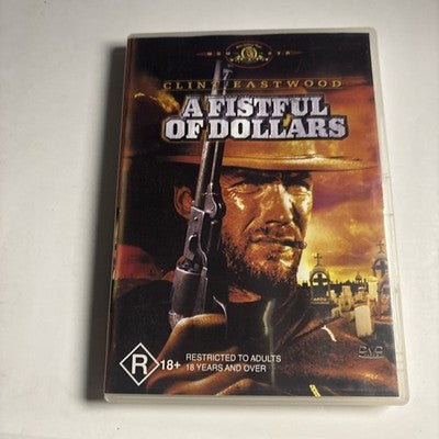 A Fistful of Dollars (DVD, 1966) Clint Eastwood Region 4