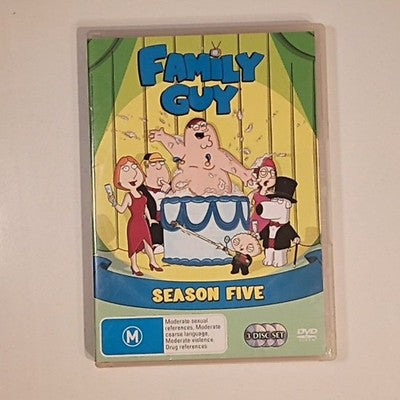 Family Guy : Season 5 (DVD, 2006, 3-Disc) Region 4