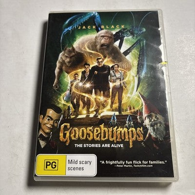 Goosebumps (DVD, 2015) Jack Black Region 4