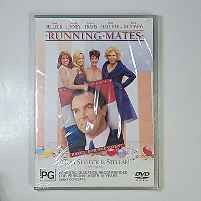 Running Mates (DVD, 1999) Tom Selleck, Teri Hatcher, Faye Dunaway Region 4