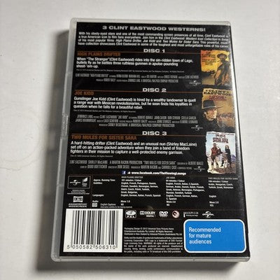 Clint Eastwood: Joe Kidd / Two Mules For Sister Sara / High Plains Drifter DVD