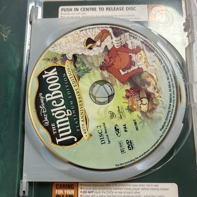 The Jungle Book (Special Edition, DVD, 1967) Disney Region 4